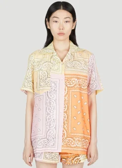 Paisley Motif Shirt>Arizona Love Clearance