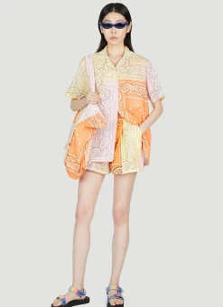 Paisley Motif Shorts>Arizona Love Online