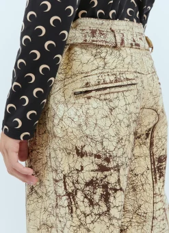 Men Diesel Jeans^P-Alan Coated Leather Pants