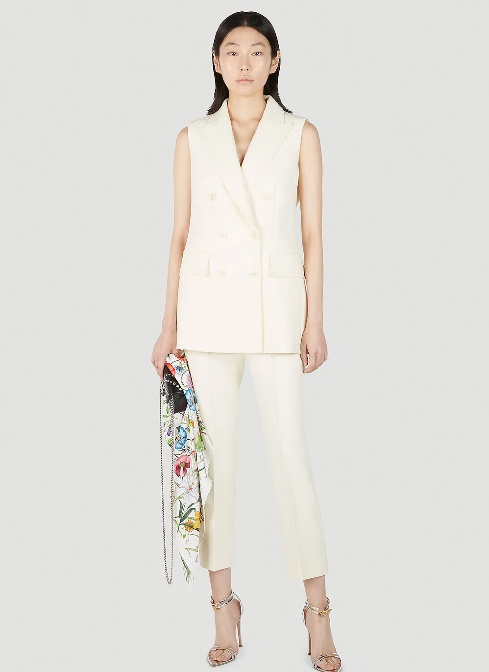 Pallida Double Breasted Sleeveless Blazer>Max Mara Outlet