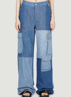 Panel Cargo Jeans>Marine Serre Outlet