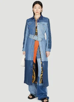 Panel Cargo Jeans>Marine Serre Outlet