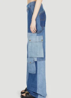 Panel Cargo Jeans><noscript><img width=