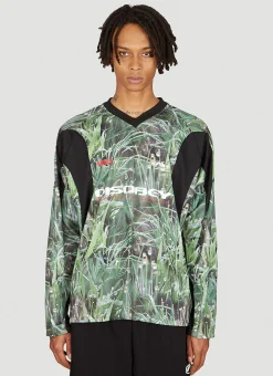 Men Martine Rose Tops^Panelled Football Jersey Top