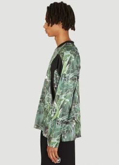 Men Martine Rose Tops^Panelled Football Jersey Top