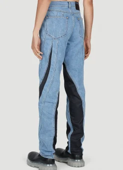 Men Mugler Jeans^Panelled Jeans