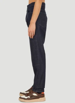 Men Lanvin Jeans^Panelled Jeans