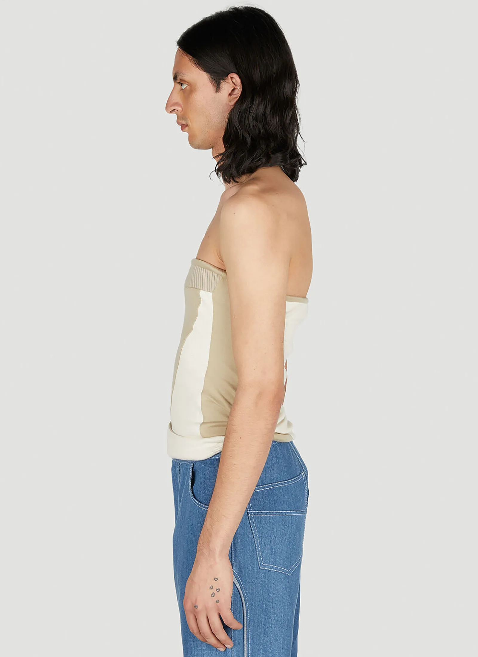 Men Mainline:RUS/Fr.CA/DE Tops^Panelled Tube Top