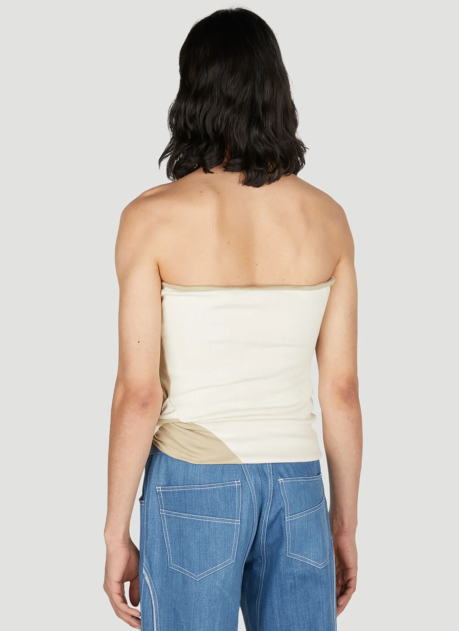 Men Mainline:RUS/Fr.CA/DE Tops^Panelled Tube Top