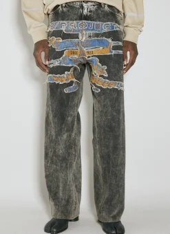 Men Y/Project Jeans^Paris' Best Patch Jeans