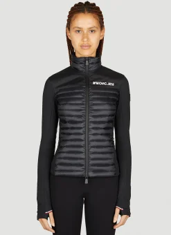 Partially Quilted Zip-Up Cardigan>Moncler Grenoble Discount