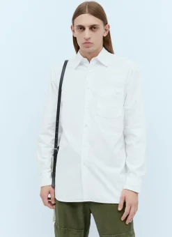 Men Dries Van Noten Shirts^Patch Pocket Cotton Shirt