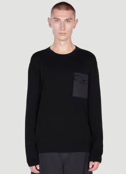 Men Moncler Tops^Patch Pocket Knit Top