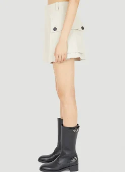 Patch Pocket Shorts><noscript><img width=