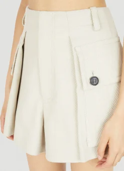 Patch Pocket Shorts><noscript><img width=