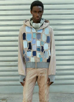 Men Charlie Constantinou Sweatshirts^Patched Hooded Sweatshirt