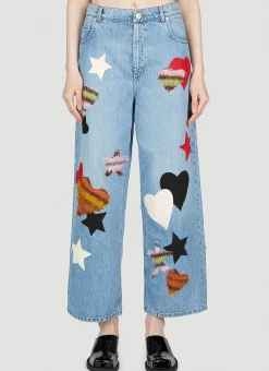 Patchwork Cropped Jeans>Marni Clearance