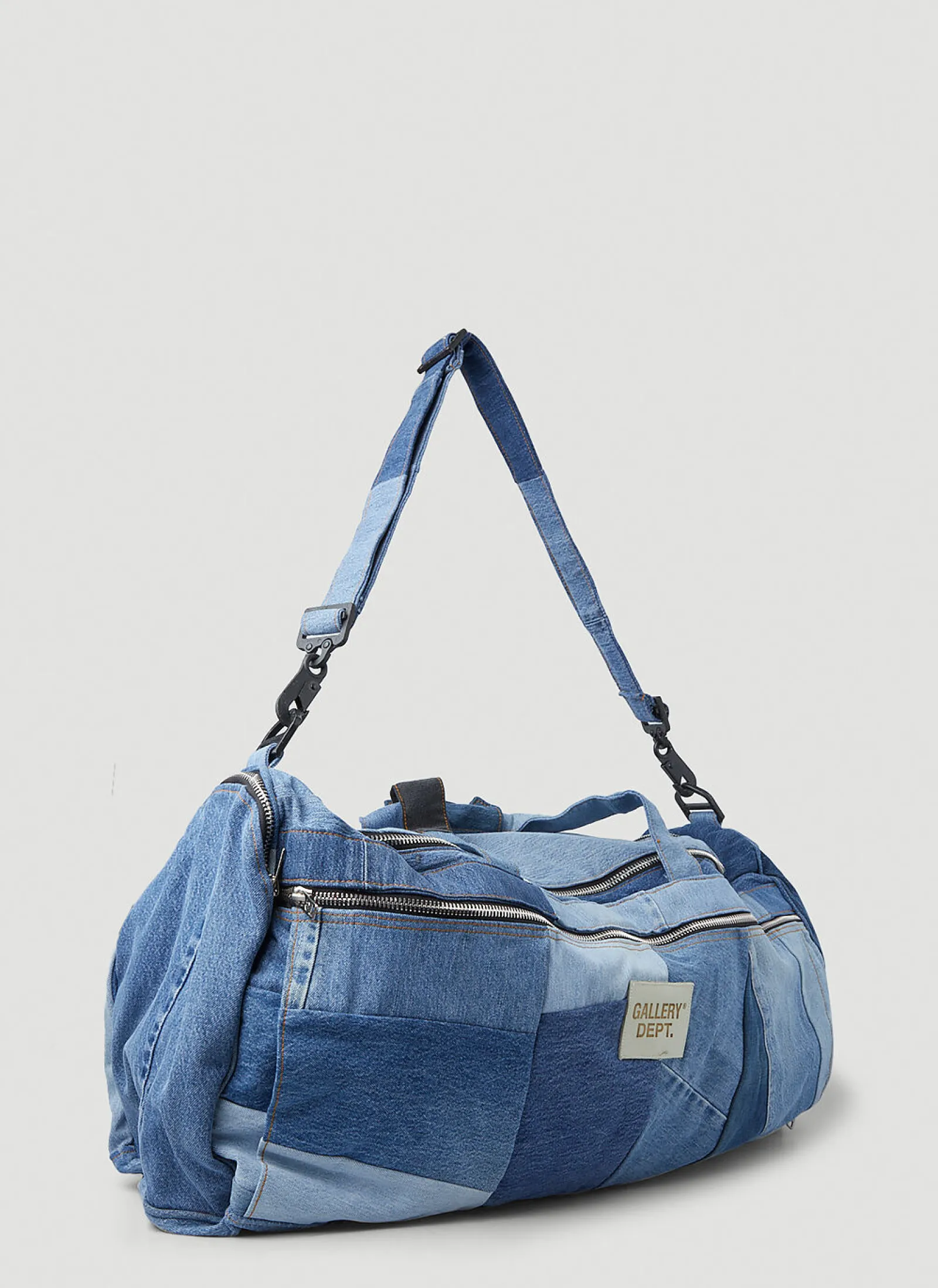 Men Gallery Dept. Weekend Bags^Patchwork Denim Duffle Bag