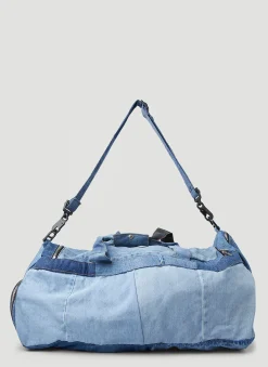 Men Gallery Dept. Weekend Bags^Patchwork Denim Duffle Bag