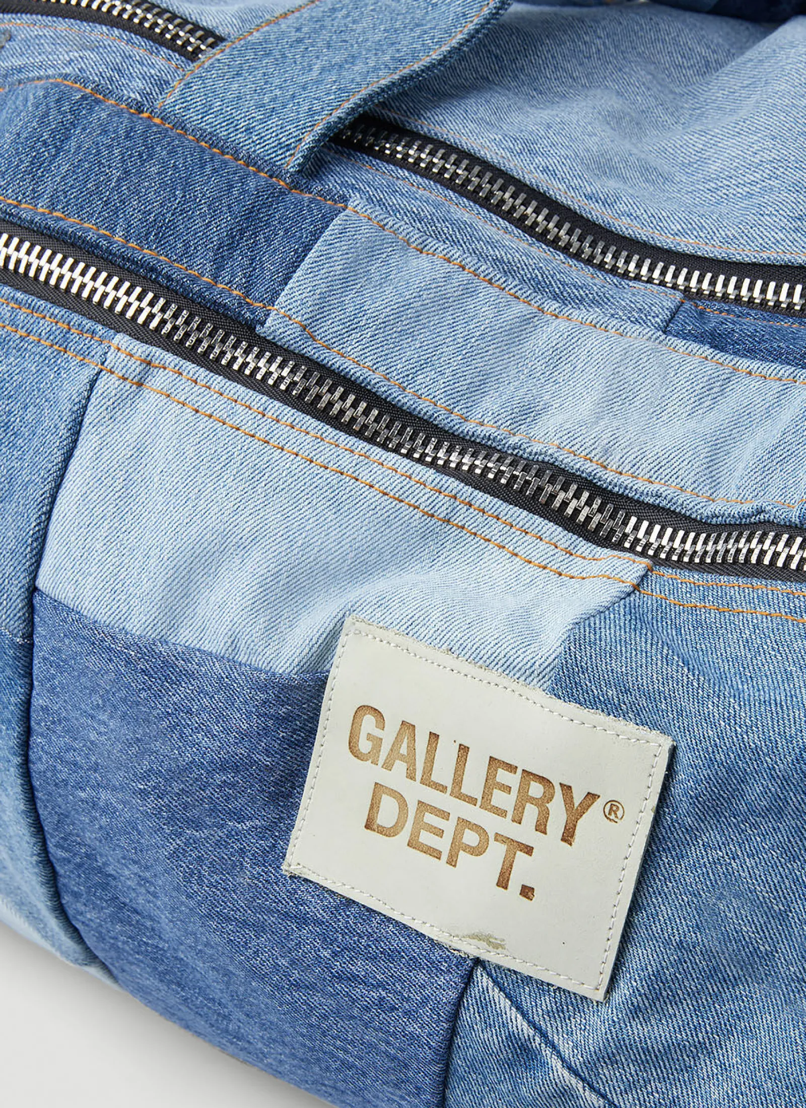 Men Gallery Dept. Weekend Bags^Patchwork Denim Duffle Bag