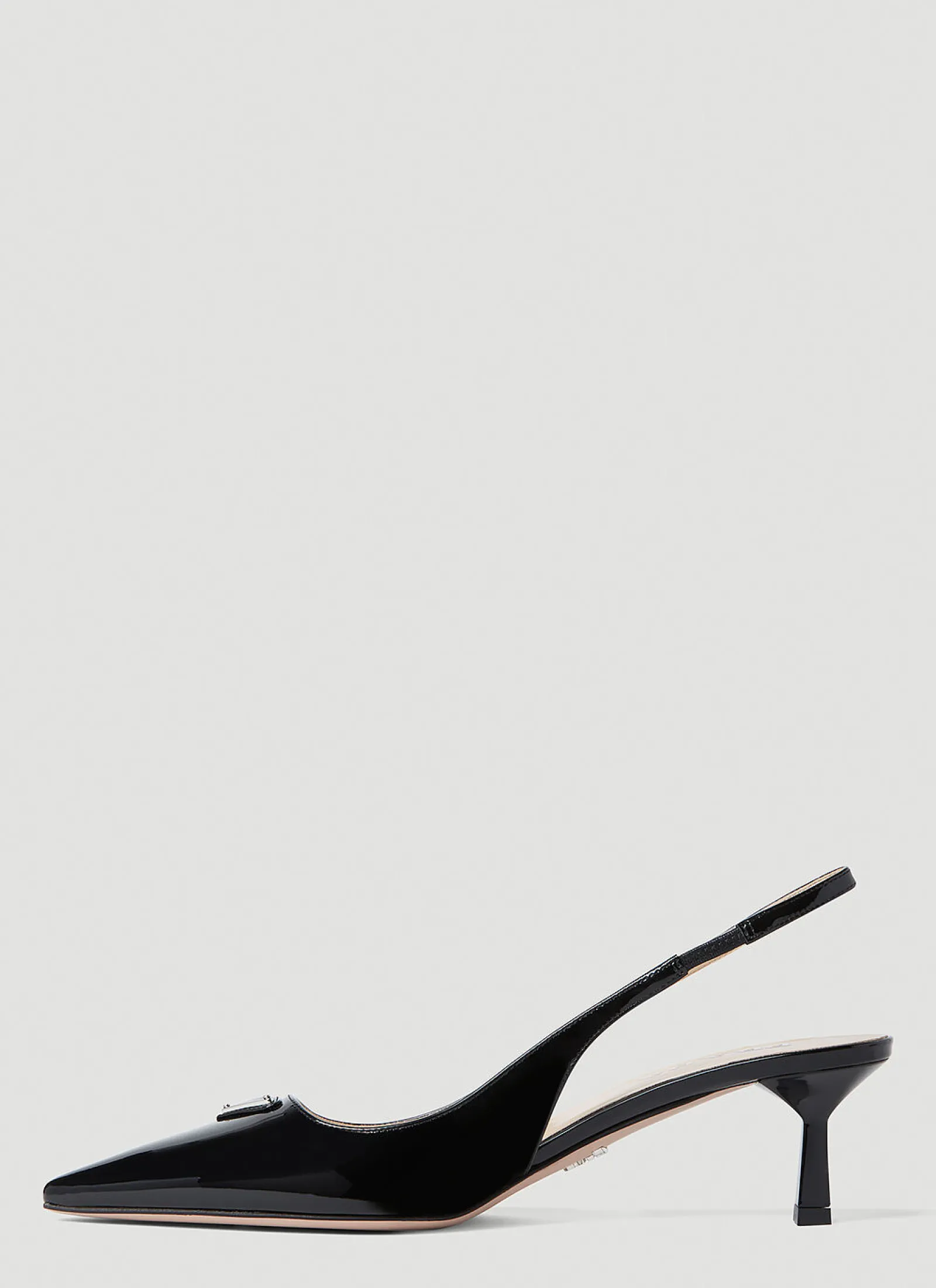 Patent Slingback Kitten Heels>Prada Discount