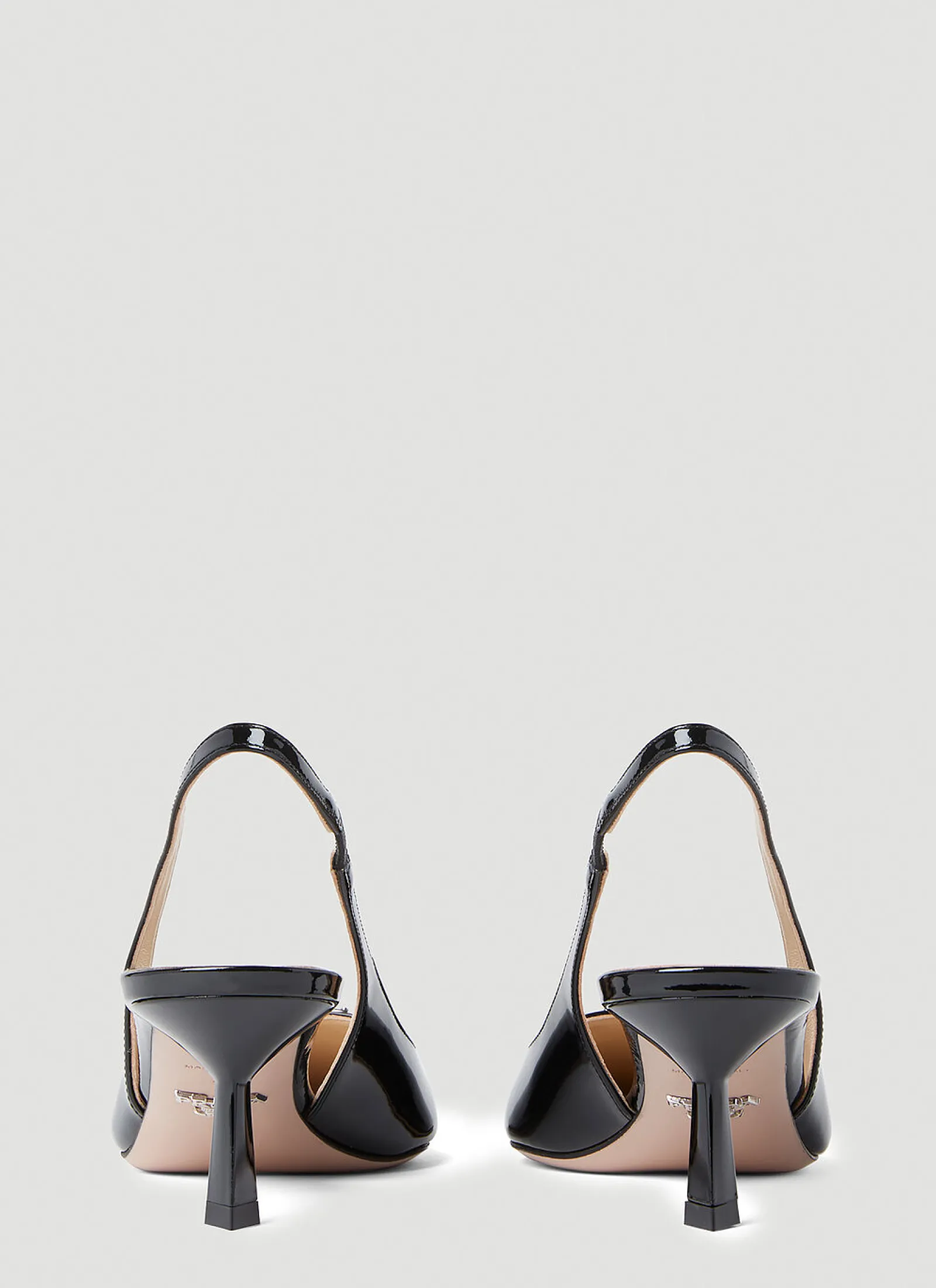 Patent Slingback Kitten Heels>Prada Discount