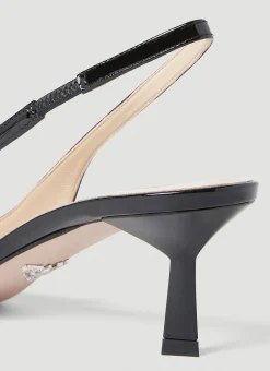 Patent Slingback Kitten Heels><noscript><img width=