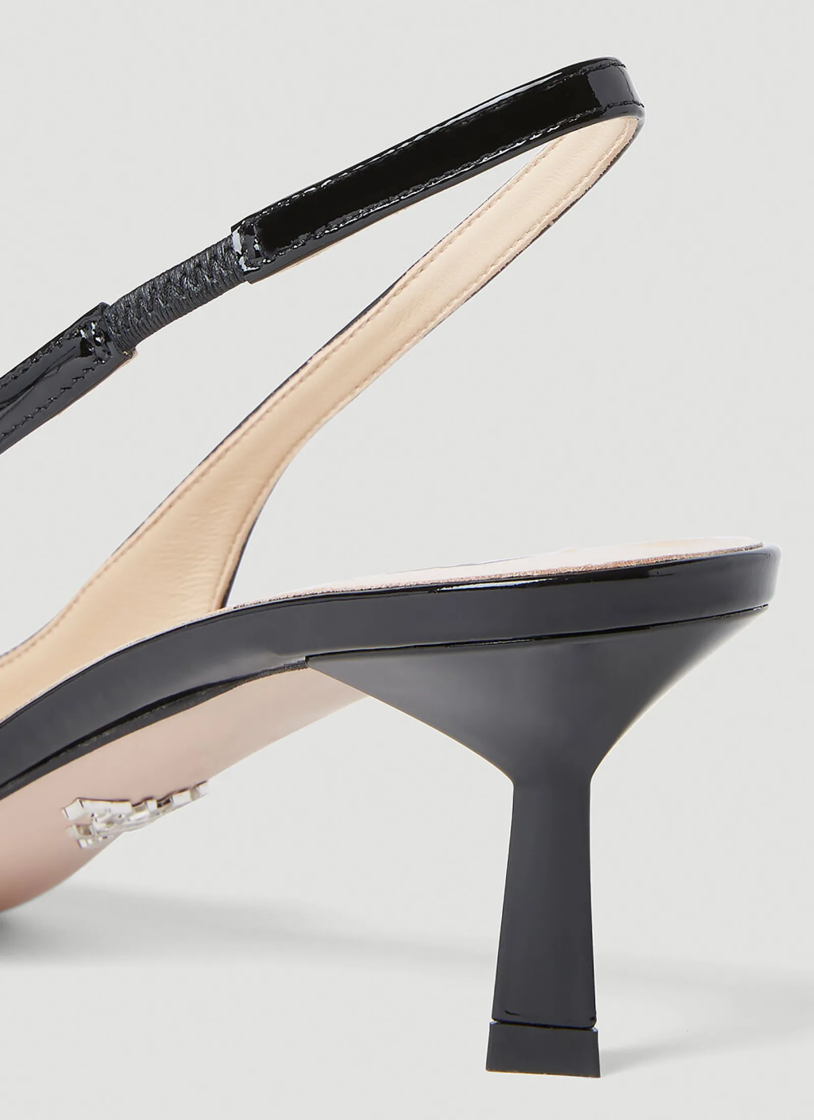 Patent Slingback Kitten Heels>Prada Discount