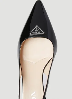 Patent Slingback Kitten Heels><noscript><img width=