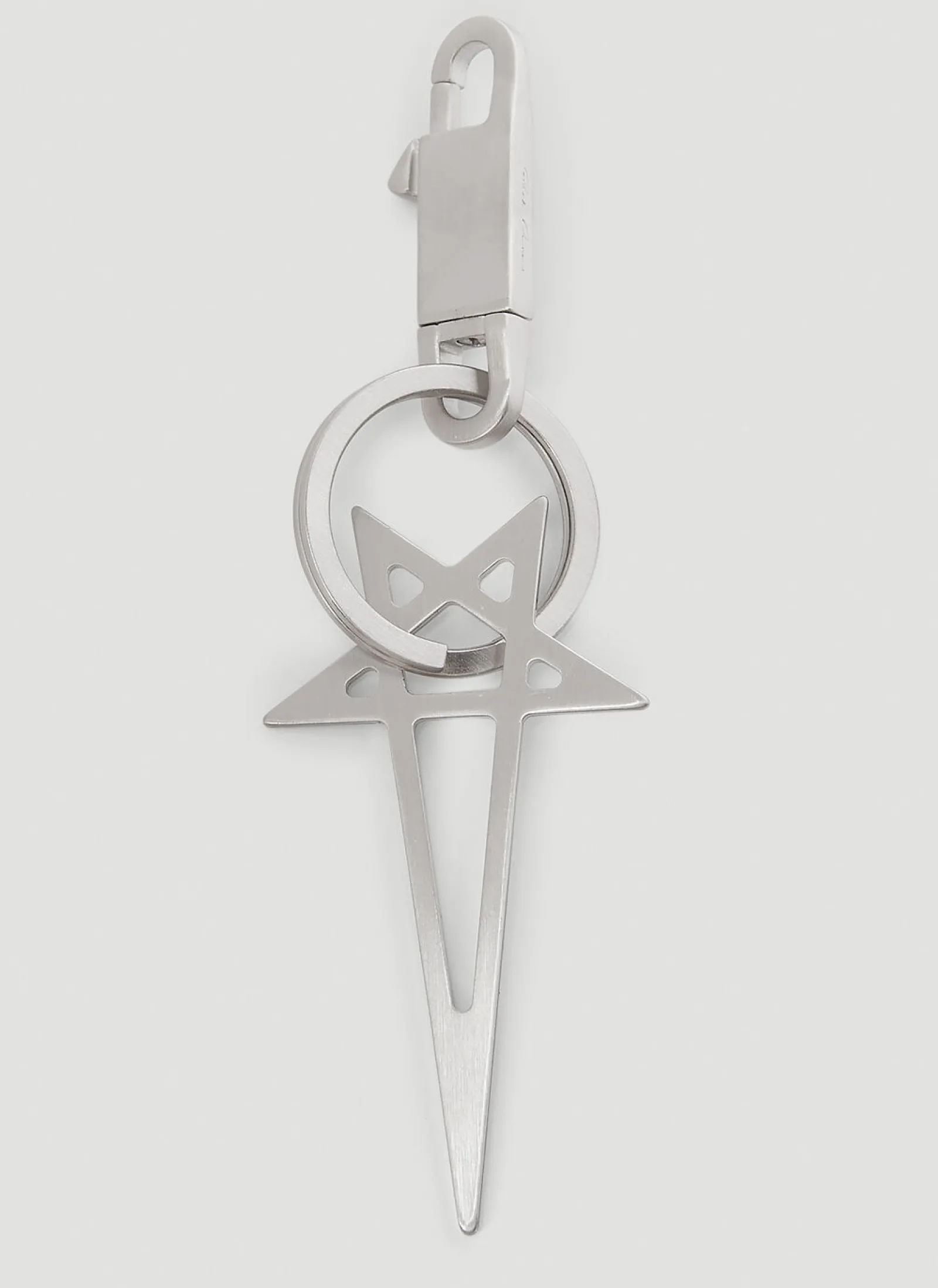 Men Rick Owens Keyrings^Pentagram Keyring