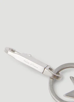 Men Rick Owens Keyrings^Pentagram Keyring