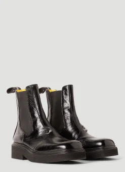 Men Marni Boots^Pierced Chelsea Boots