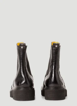 Men Marni Boots^Pierced Chelsea Boots