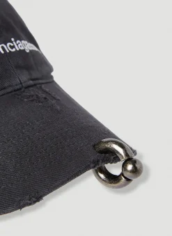 Men Balenciaga Hats^Pierced Website Baseball Cap