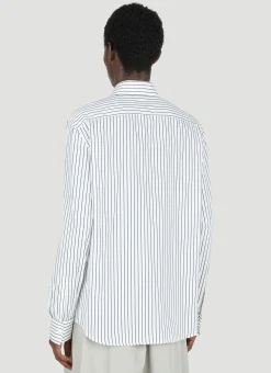 Men Bottega Veneta Shirts^Pinstripe Poplin Shirt