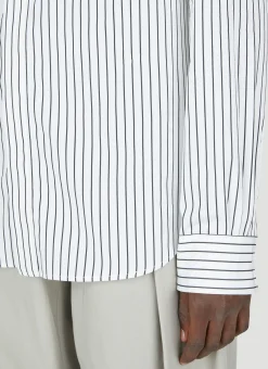 Men Bottega Veneta Shirts^Pinstripe Poplin Shirt