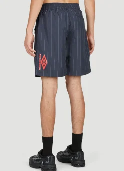 Men Boiler Room x Umbro Shorts^Pinstripe Shorts