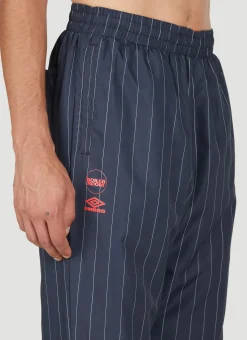 Men Boiler Room x Umbro Track Pants^Pinstripe Track Pants