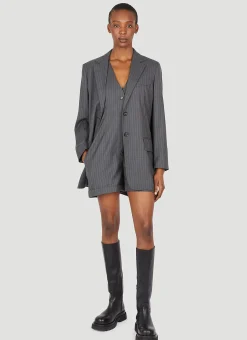 Pinstriped Wool Blazer>Max Mara Online