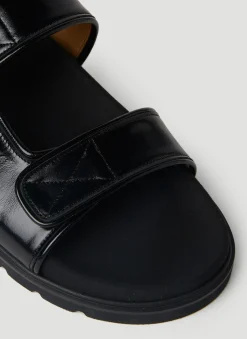 Piping Velcro Mould Sandals><noscript><img width=