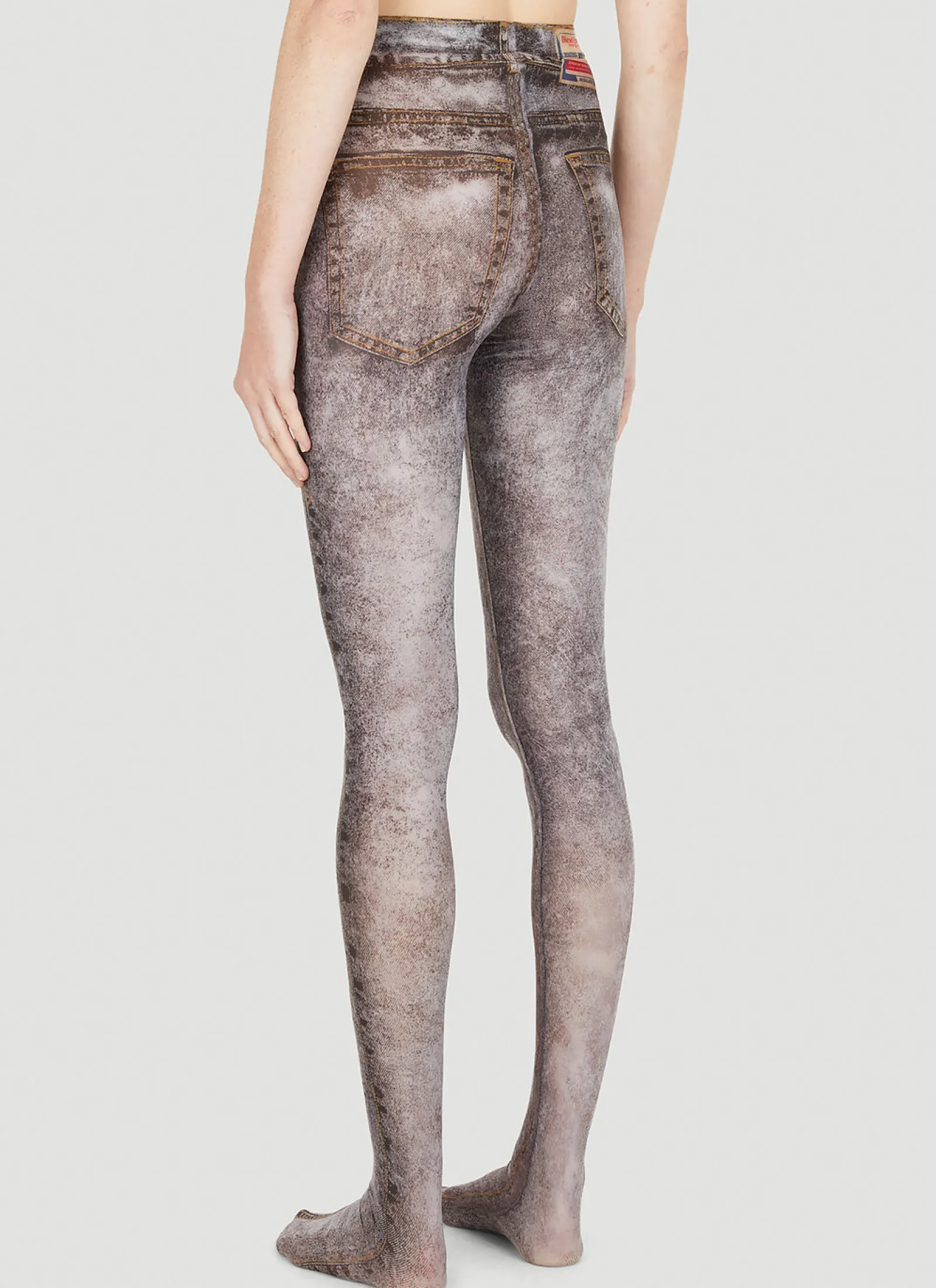 P-Koll F2 Denim Effect Leggings>Diesel Hot