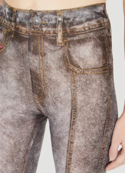 P-Koll F2 Denim Effect Leggings><noscript><img width=