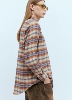 Men Aries Shirts^Plaid Flannel Shirt