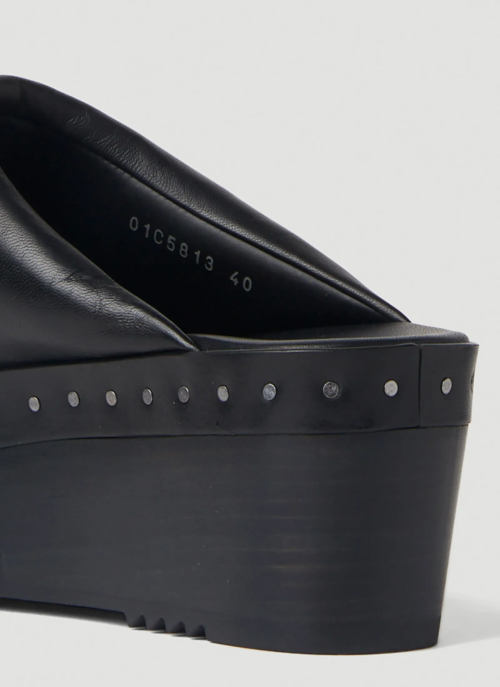 Platform Clog Mules>Rick Owens Clearance
