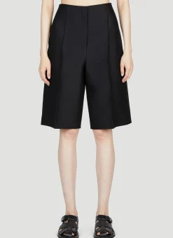 Pleated Bermuda Shorts>The Row