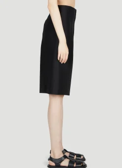 Pleated Bermuda Shorts></noscript>The Row