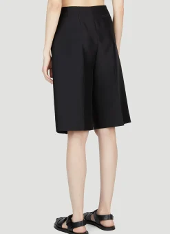 Pleated Bermuda Shorts></noscript>The Row