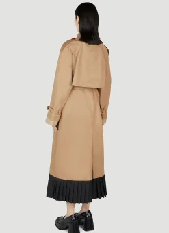 Pleated Hem Trench Coat></noscript>Gucci Discount