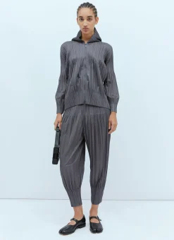 Pleated Track Pants>Pleats Please Issey Miyake