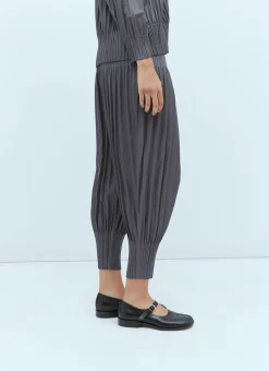 Pleated Track Pants>Pleats Please Issey Miyake